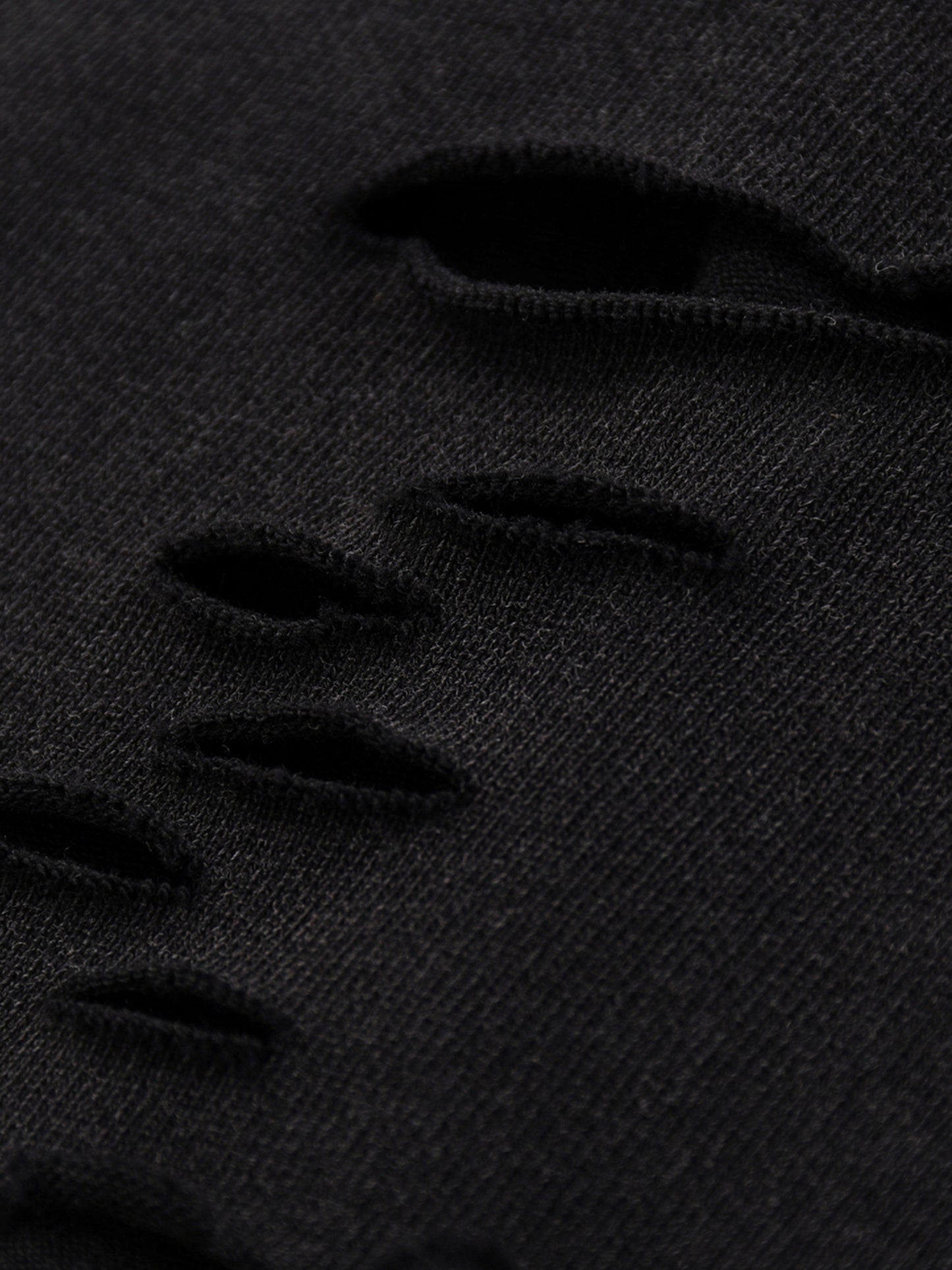 Large AURARUSH Snow Washed Raw-Hem Tee