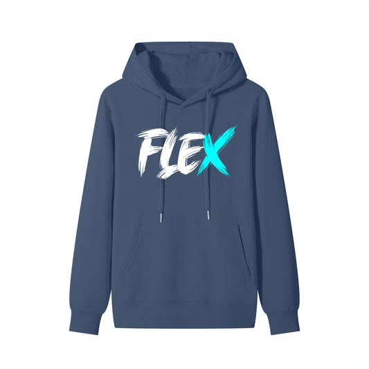 FLEX Classic Hoodie- White Print