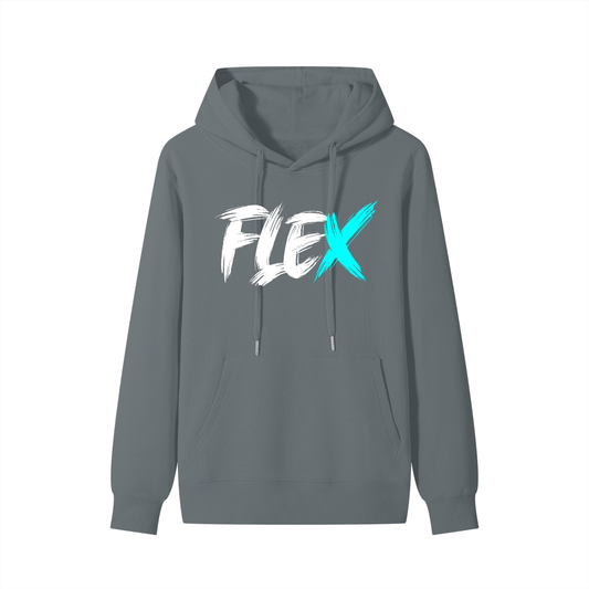 FLEX Classic Hoodie- White Print
