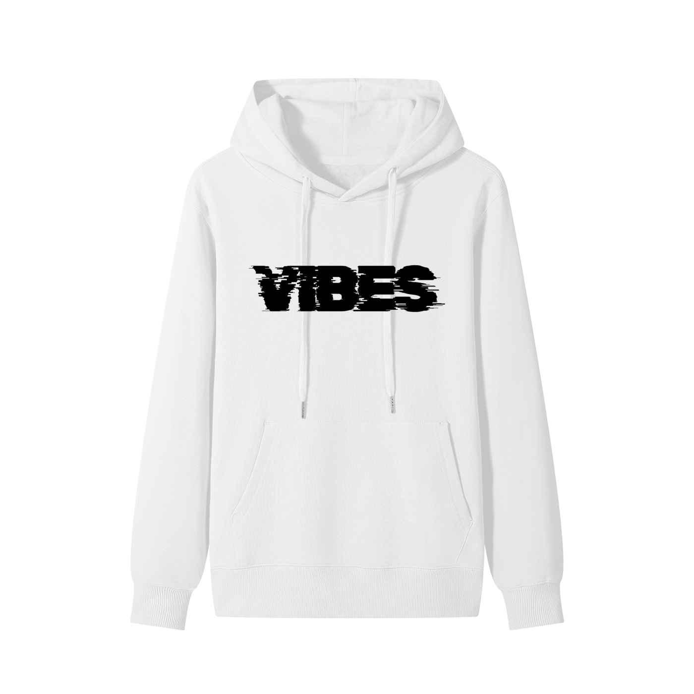 VIBES Classic Hoodie- Black Print