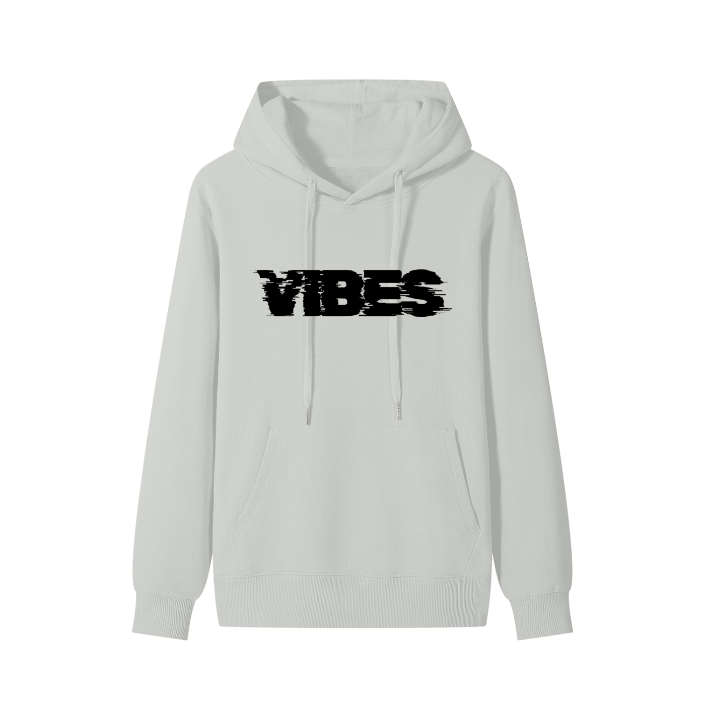 VIBES Classic Hoodie- Black Print