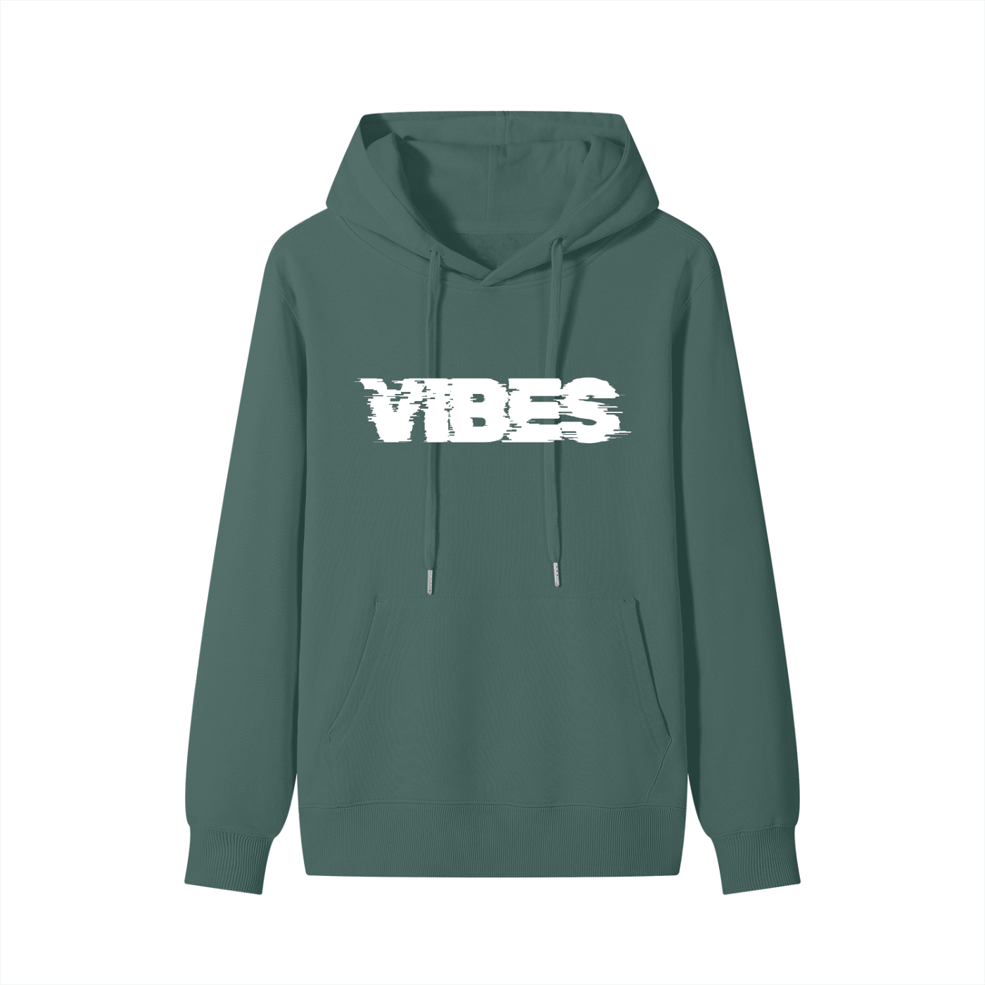 VIBES Classic Hoodie- White Print