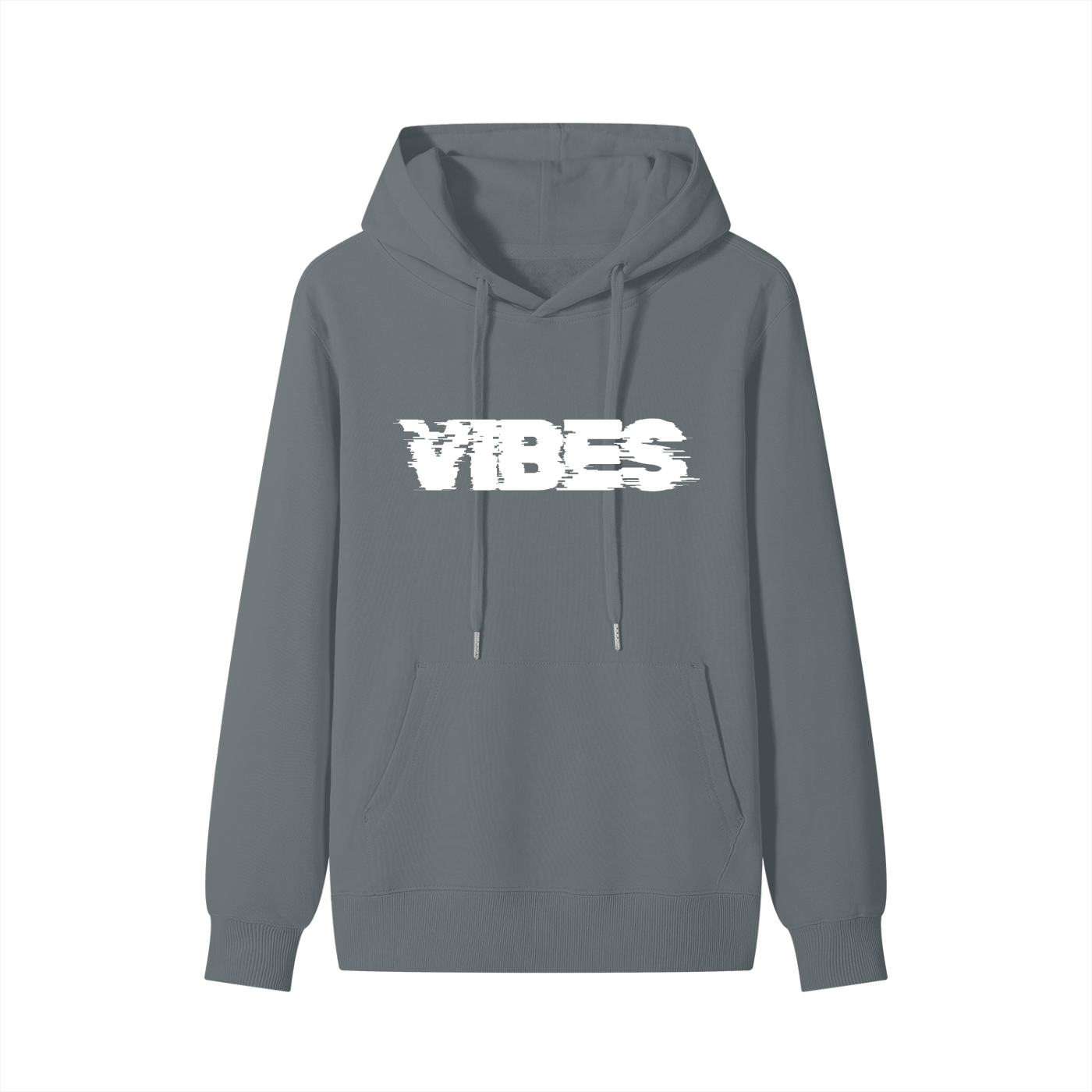 VIBES Classic Hoodie- White Print
