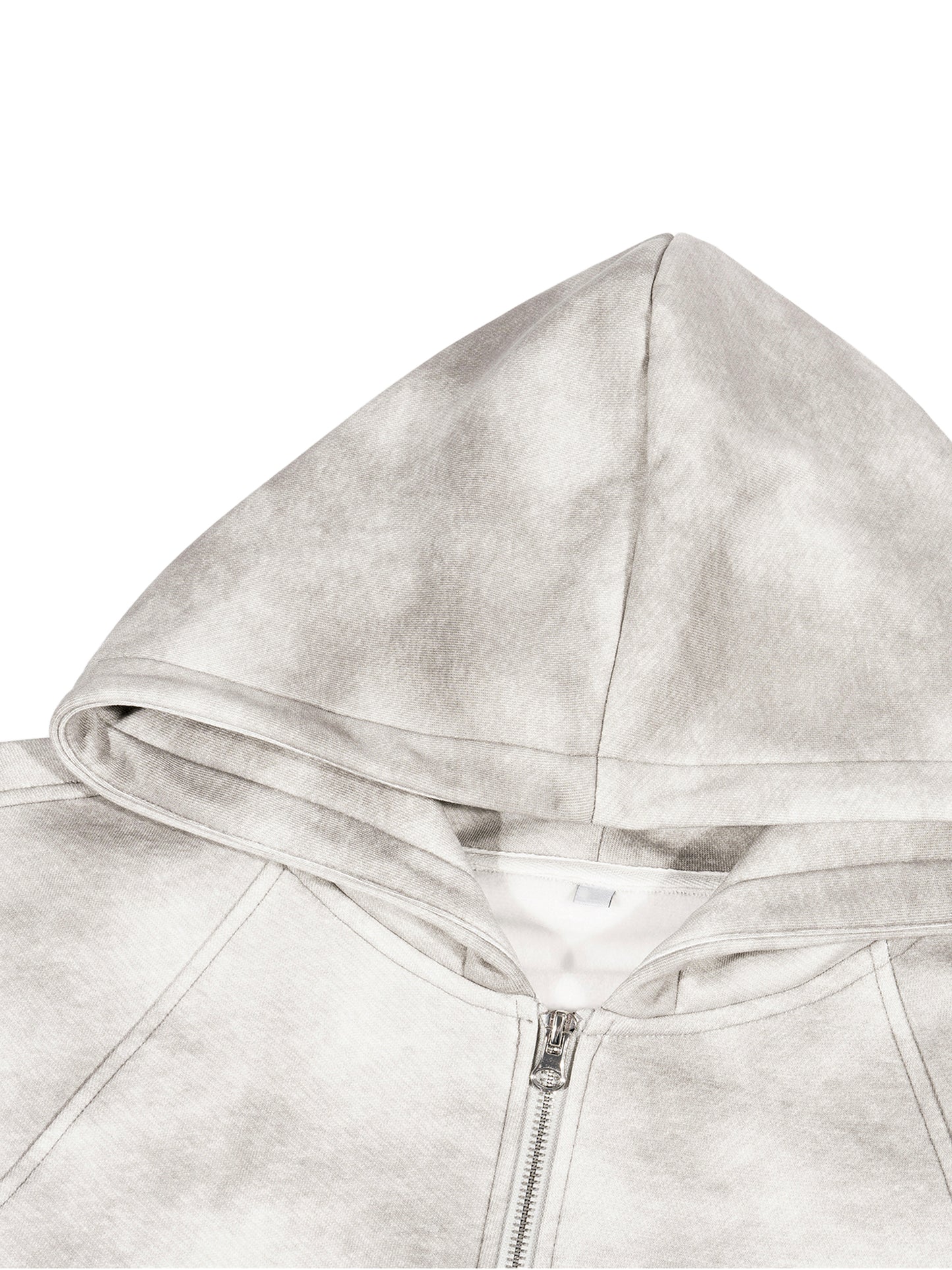 AR/AURARUSH Dirty Washed Zip Fleece Hoodie